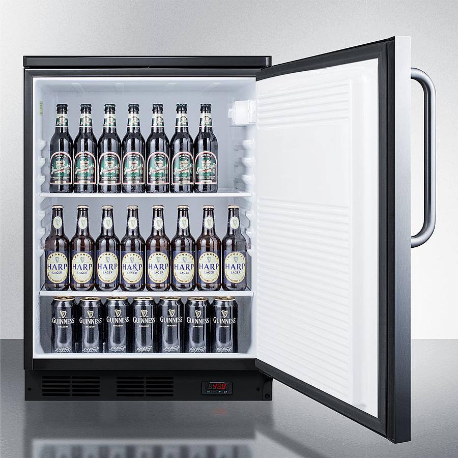 Summit FF7LBLKBIPUBSSTB 24" Wide Built-in Pub Cellar - Image 4