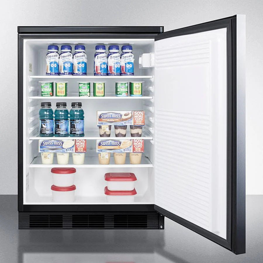 Summit FF7LBLKBISSHH 24" Wide Built-in All-refrigerator - Image 4