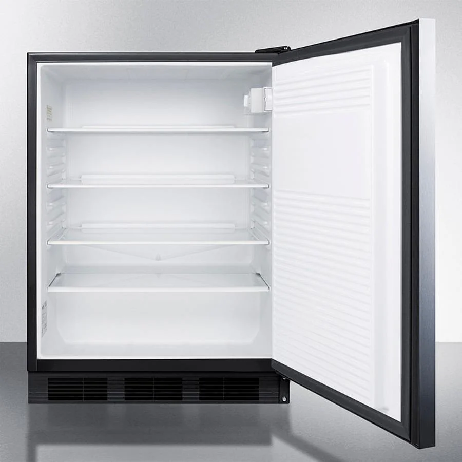 Summit FF7LBLKBISSHHADA 24" Wide Built-in All-refrigerator, ADA Compliant - Image 3