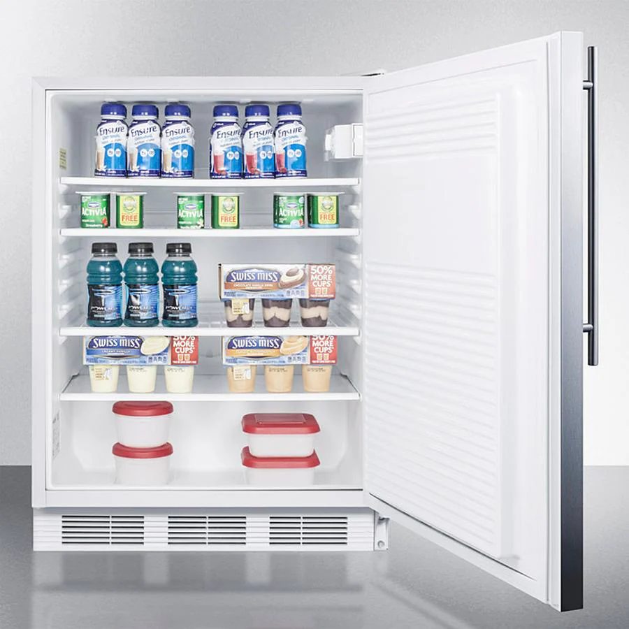 Summit FF7LWBISSHVADA 24" Wide Built-in All-refrigerator, ADA Compliant - Image 4