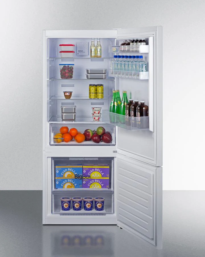 Summit FFBF151W 28" Wide Bottom Mount Refrigerator-freezer - Image 4