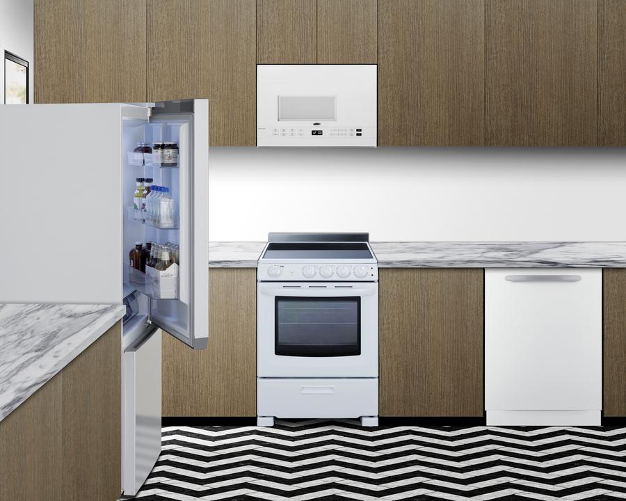 Summit FFBF172W 30" Wide Bottom-mount Refrigerator-freezer, Counter Depth - Image 2