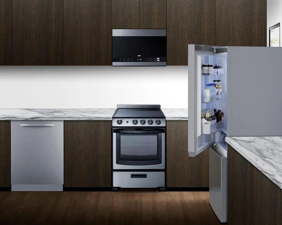 Summit FFBF174SSIMLHD 30" Wide Bottom Freezer Refrigerator With Icemaker, Counter Depth - Image 7