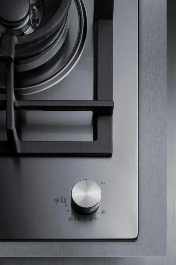 Summit GCJ1SSTK15 15" Wide 1-burner Gas Cooktop In Stainless Steel - Image 2