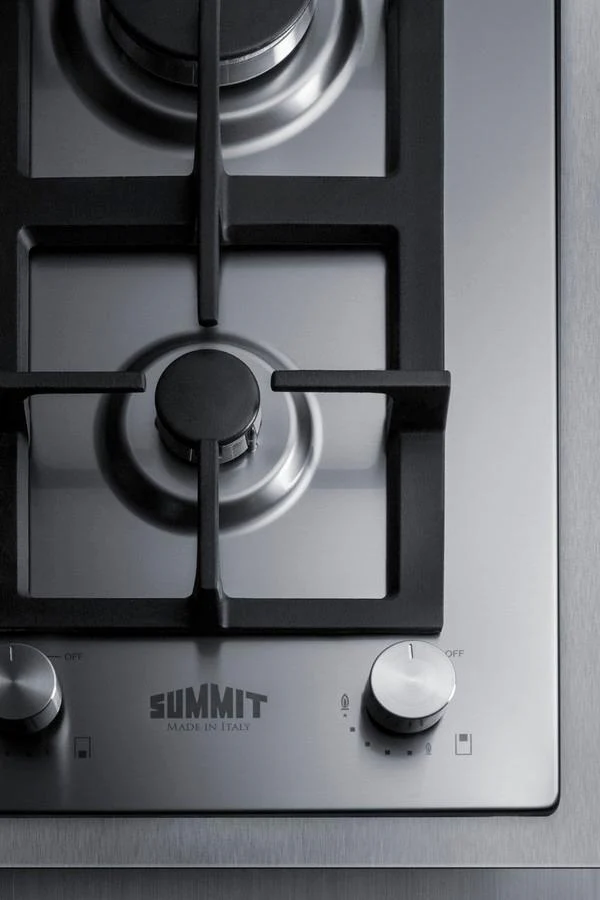 Summit GCJ2SSLPTK15 15" Wide 2-burner Propane Gas Cooktop In Stainless Steel - Image 6