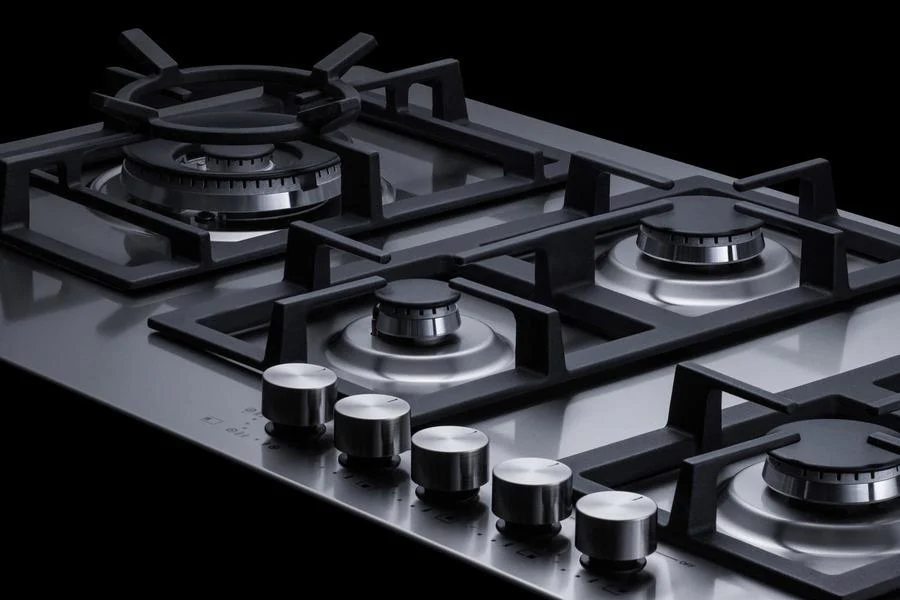 Summit GCJ536SSLP 34" Wide 5-burner Propane Gas Cooktop In Stainless Steel - Image 4