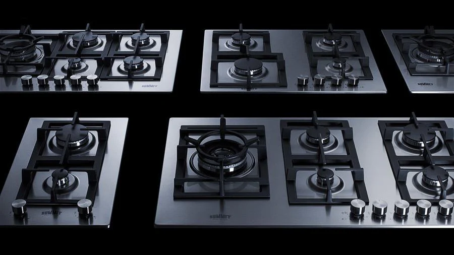 Summit GCJ536SSLP 34" Wide 5-burner Propane Gas Cooktop In Stainless Steel - Image 5