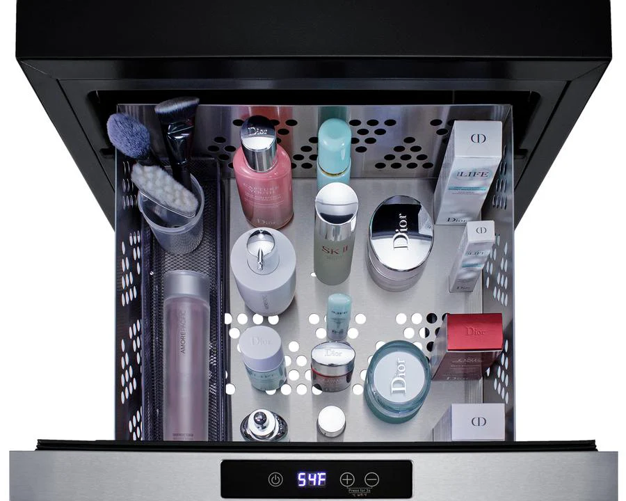 Summit LX1D 18" Wide Built-in Beautifridge Cosmetics Refrigerated Drawer - Image 4