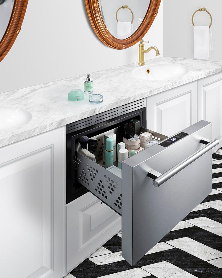 Summit LX1D 18" Wide Built-in Beautifridge Cosmetics Refrigerated Drawer - Image 6