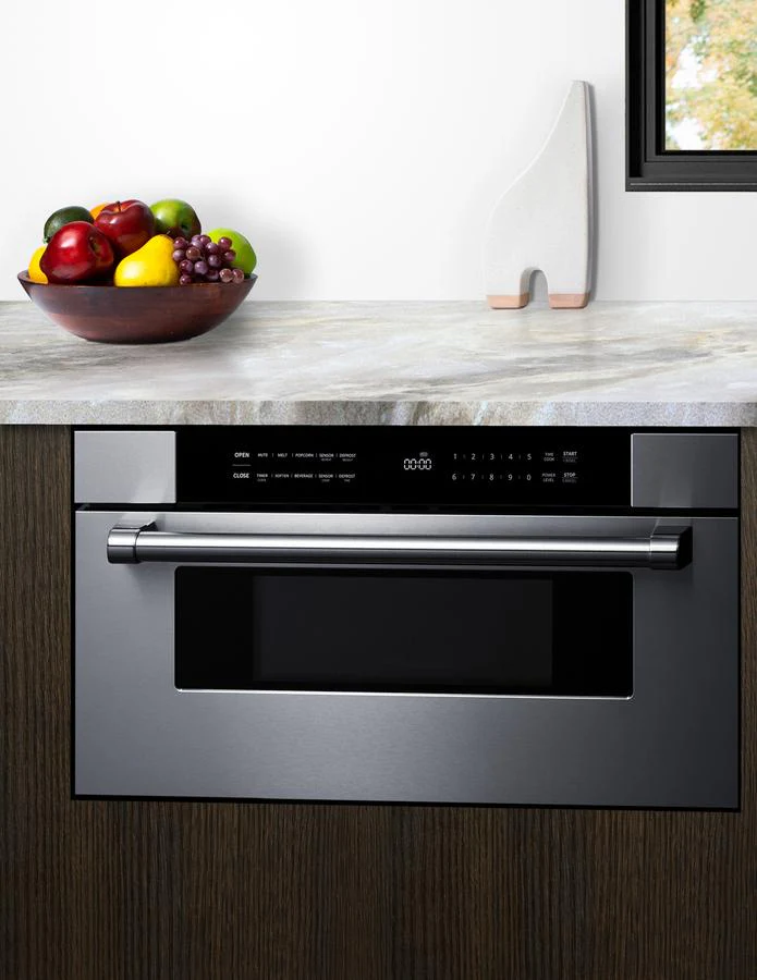 Summit MDR30SS 30" Wide Built-in Drawer Microwave - Image 2