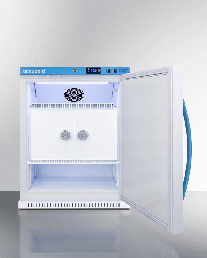 Summit MLRS62BIADAMCLK 6 CU.FT. Momcube(r) Breast Milk Refrigerator, ADA Height - Image 2