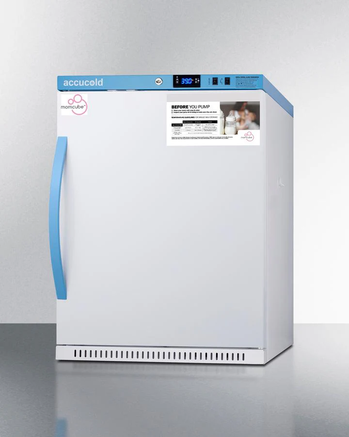 Summit MLRS62BIADAMCLK 6 CU.FT. Momcube(r) Breast Milk Refrigerator, ADA Height - Image 3