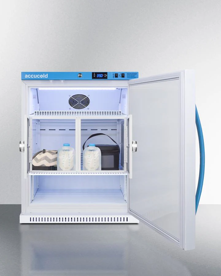 Summit MLRS62BIADAMCLK 6 CU.FT. Momcube(r) Breast Milk Refrigerator, ADA Height - Image 4