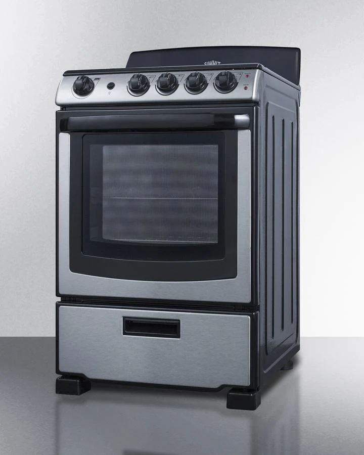 Summit PROEL24SS 24" Wide Electric Coil Range - Image 2