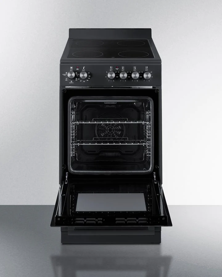 Summit REXT20BL 20" Wide Electric Smooth-top Range - Image 4