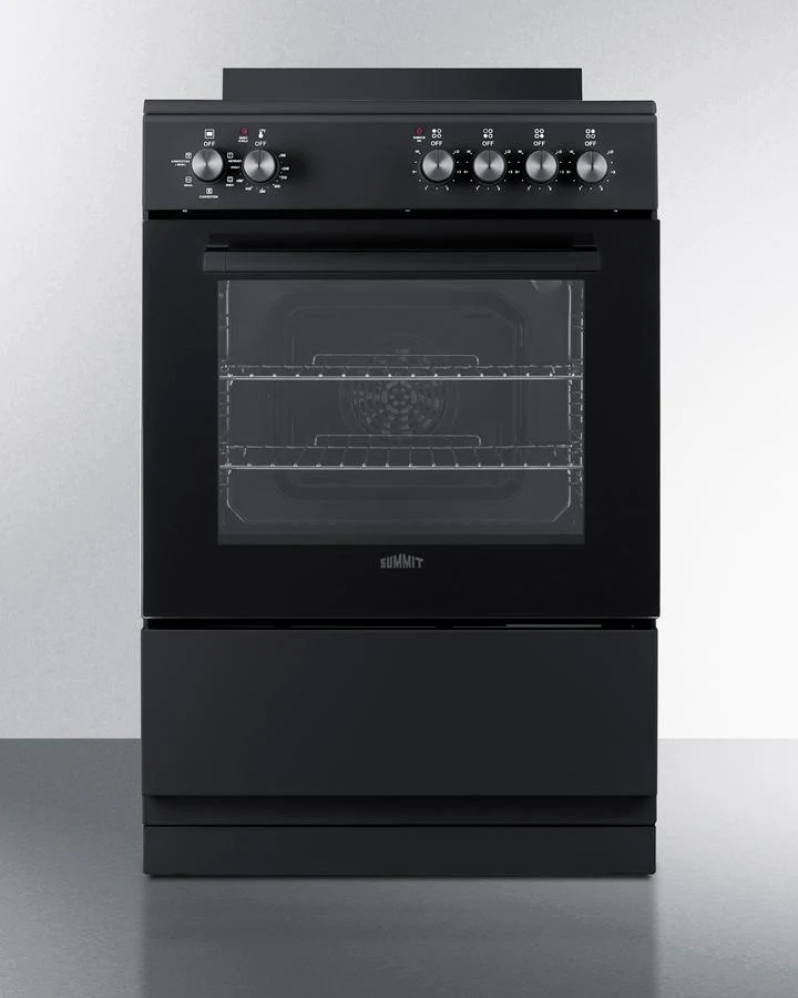 Summit REXT24BL 24" Wide Electric Smooth-top Range - Image 4