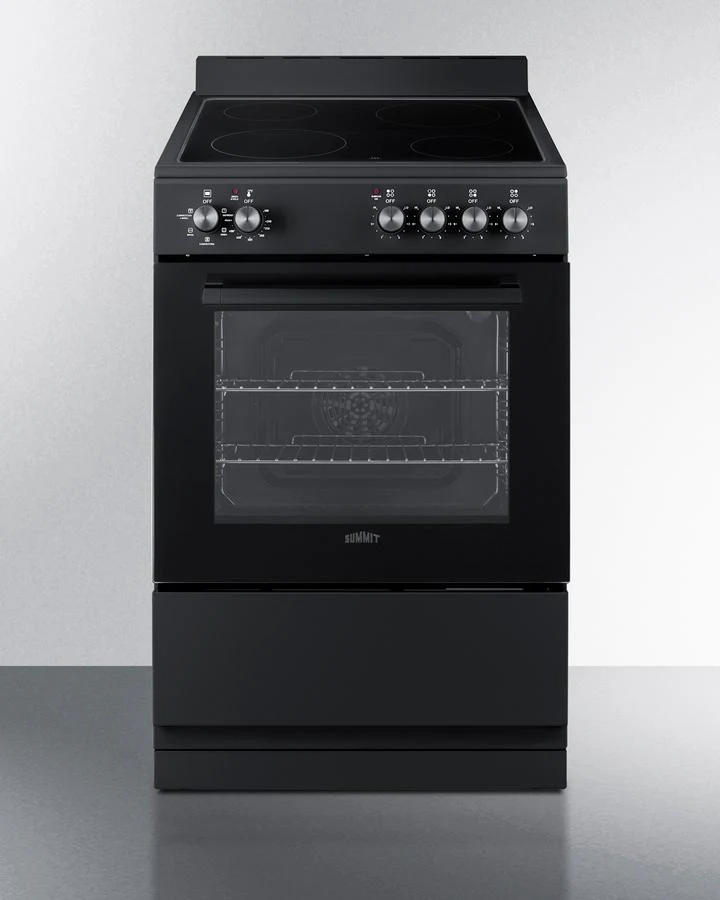 Summit REXT24BL 24" Wide Electric Smooth-top Range - Image 6