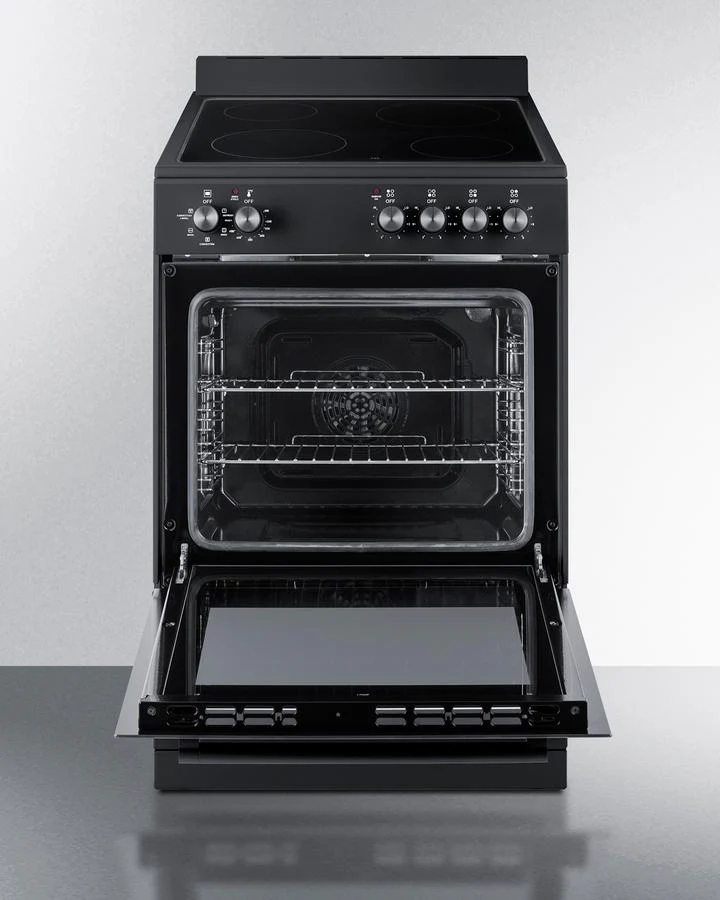 Summit REXT24BL 24" Wide Electric Smooth-top Range - Image 7