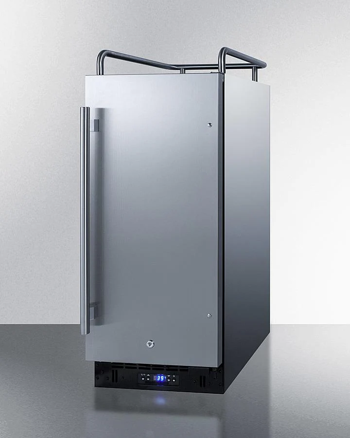 Summit SBC15NKCSS 15" Wide Built-in Kegerator - Image 2