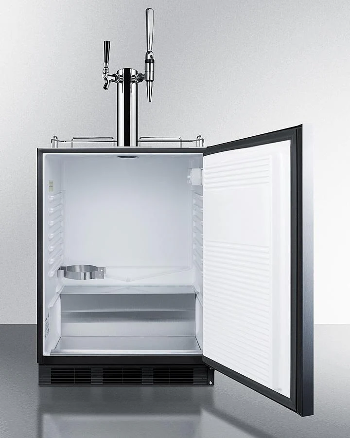 Summit SBC58BLBIADACMTWIN 24" Wide Built-in Coffee Kegerator, ADA Compliant - Image 3
