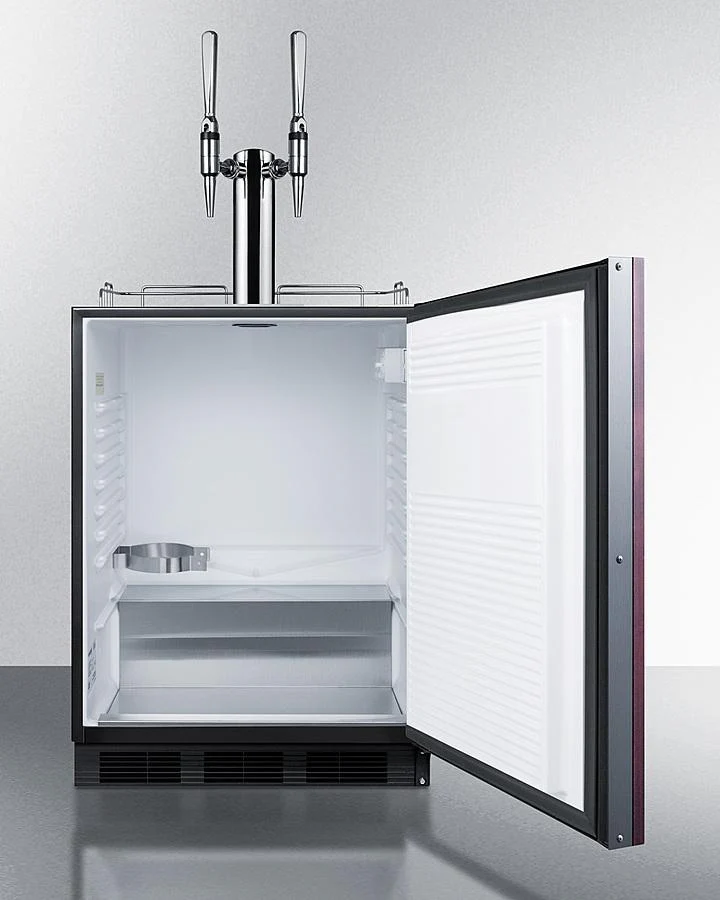 Summit SBC58BLBIADAIFNCFTWIN 24" Wide Built-in Nitro Coffee Kegerator, ADA Compliant (panel Not Included) - Image 2
