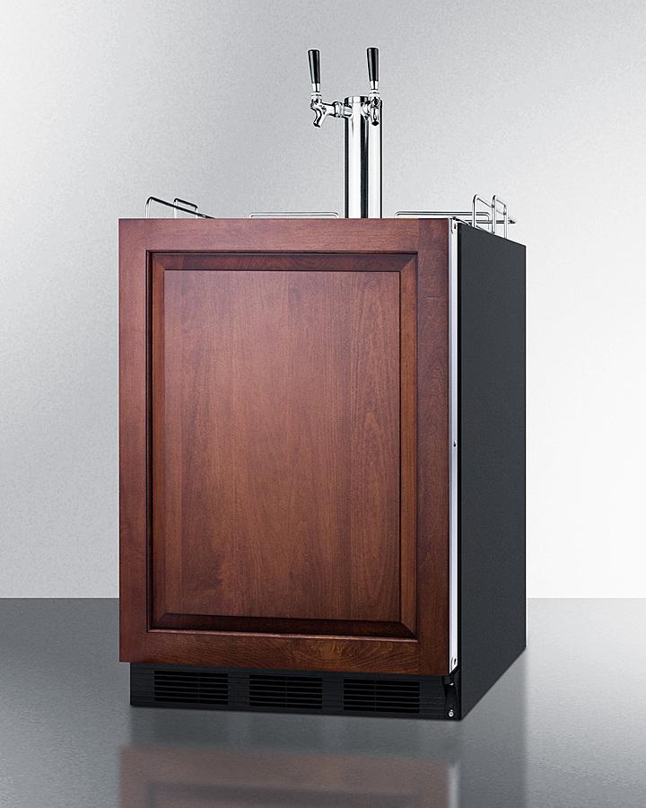 Summit SBC58BLBIADAIFWKDTWIN 24" Wide Built-in Wine Kegerator, ADA Compliant (panel Not Included) - Image 2