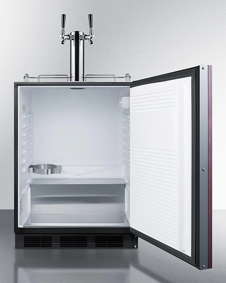 Summit SBC58BLBIADAIFWKDTWIN 24" Wide Built-in Wine Kegerator, ADA Compliant (panel Not Included) - Image 3