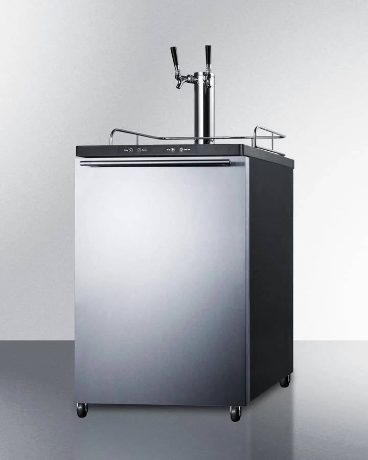 Summit SBC635MSSHHTWIN 24" Wide Kegerator - Image 2