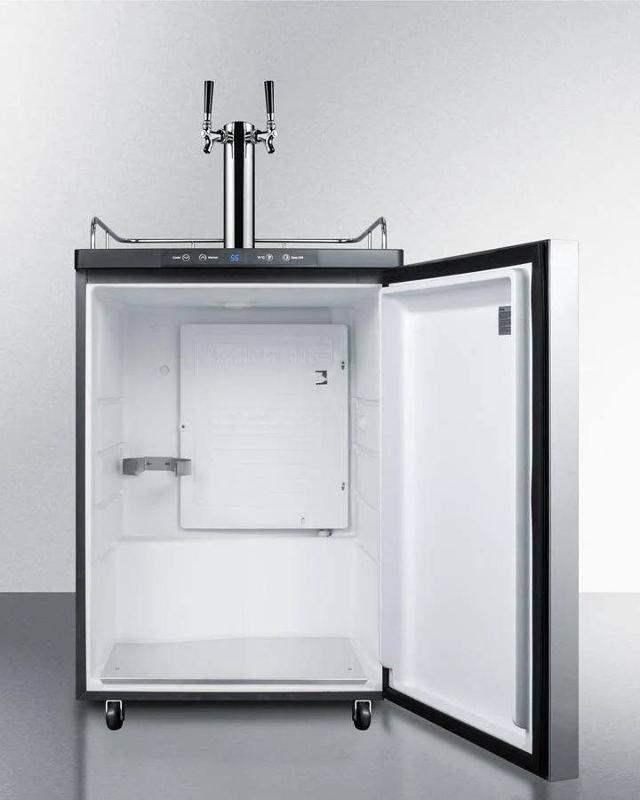 Summit SBC635MSSHHTWIN 24" Wide Kegerator - Image 3