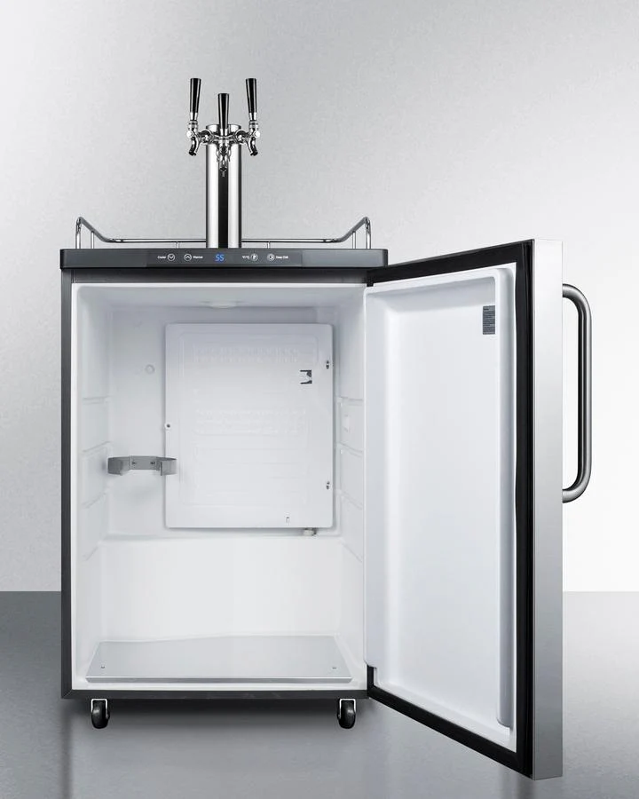 Summit SBC635MSSTBTRIPLE 24" Wide Kegerator - Image 3