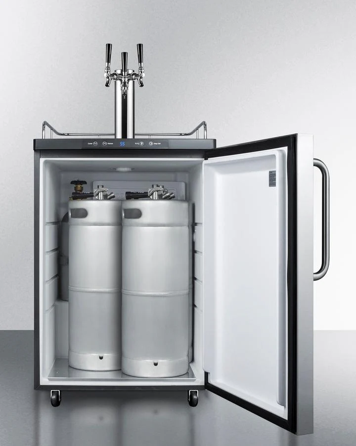 Summit SBC635MSSTBTRIPLE 24" Wide Kegerator - Image 4