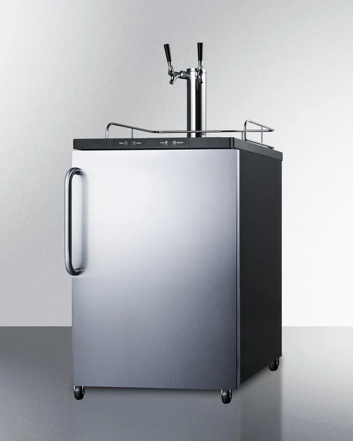 Summit SBC635MSSTBTWIN 24" Wide Kegerator - Image 2