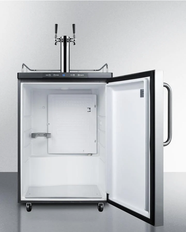 Summit SBC635MSSTBTWIN 24" Wide Kegerator - Image 3