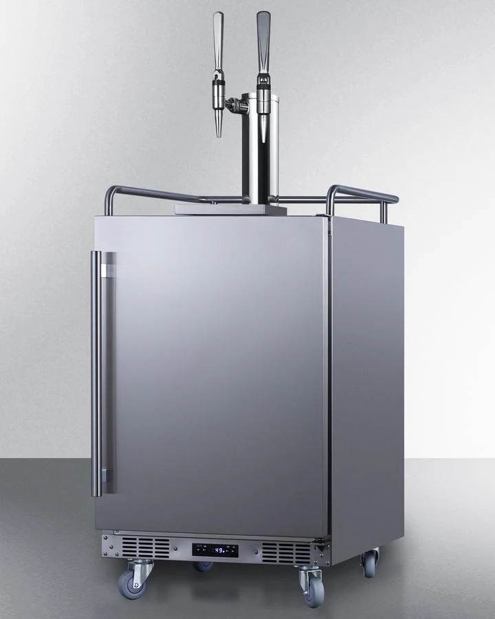 Summit SBC682NCFTWIN 24" Wide Built-in Nitro Coffee Kegerator - Image 2