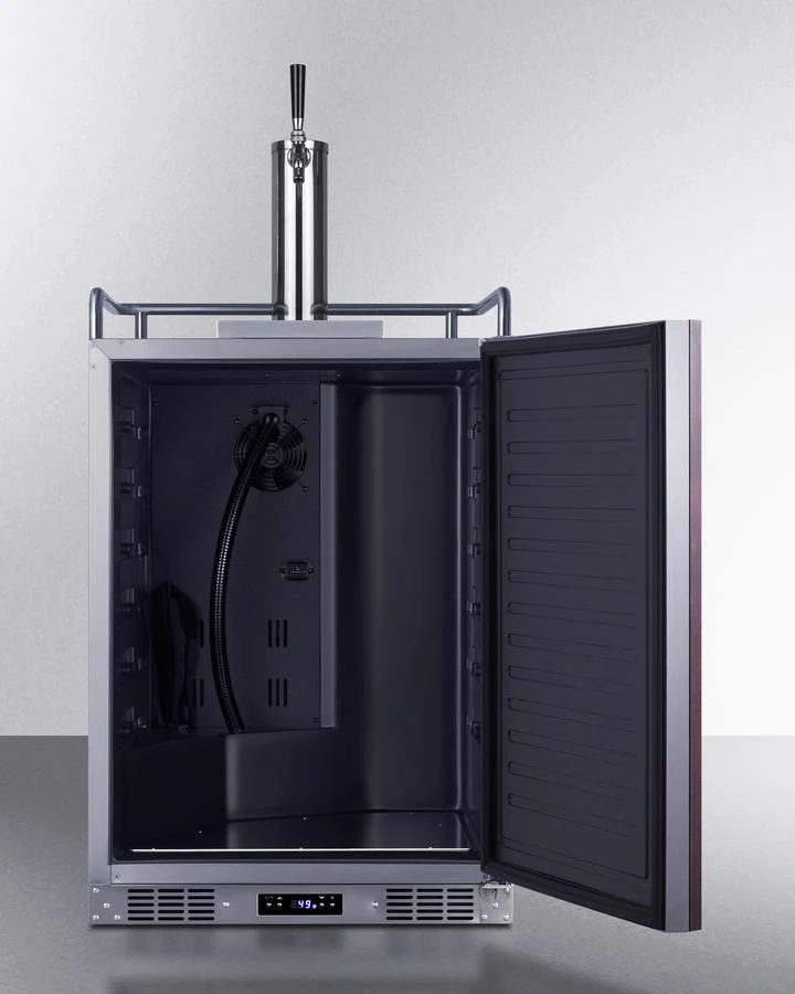 Summit SBC682PNR 24" Wide Built-in Kegerator (panel Not Included) - Image 2