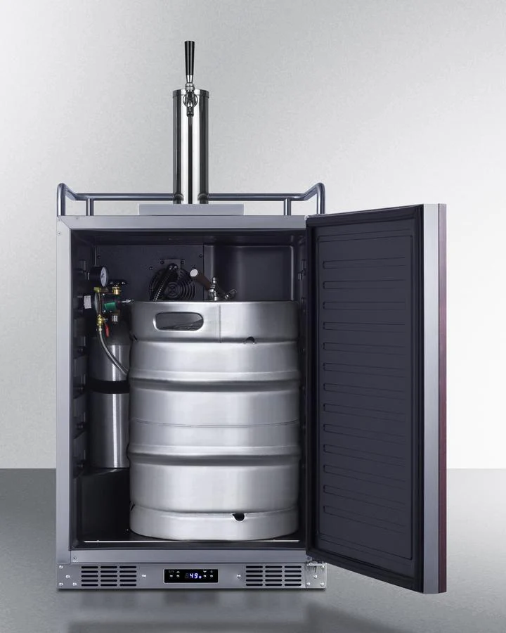 Summit SBC682PNR 24" Wide Built-in Kegerator (panel Not Included) - Image 6