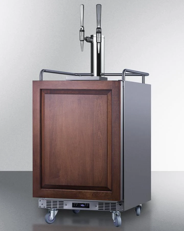 Summit SBC682PNRNCFTWIN 24" Wide Built-in Nitro Coffee Kegerator (panel Not Included) - Image 4