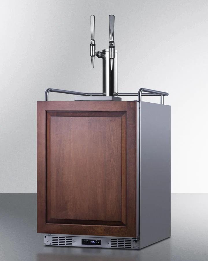 Summit SBC682PNRNCFTWIN 24" Wide Built-in Nitro Coffee Kegerator (panel Not Included) - Image 5