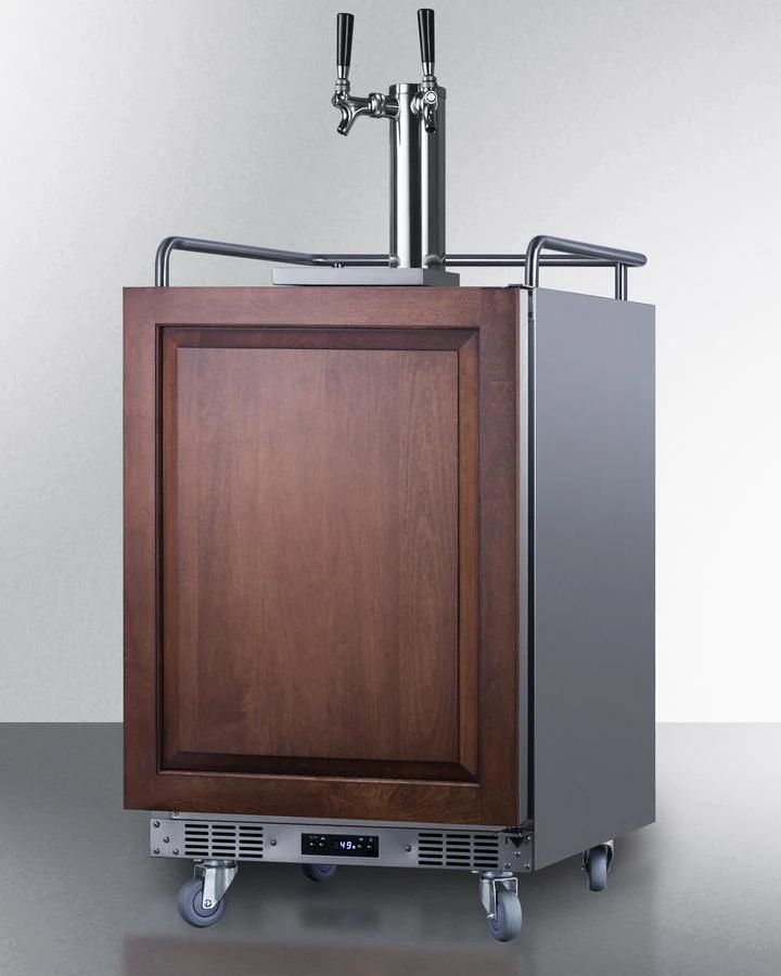 Summit SBC682PNRWKDTWIN 24" Wide Built-in Wine Kegerator (panel Not Included) - Image 4