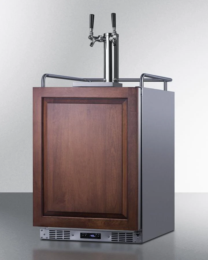 Summit SBC682PNRWKDTWIN 24" Wide Built-in Wine Kegerator (panel Not Included) - Image 5