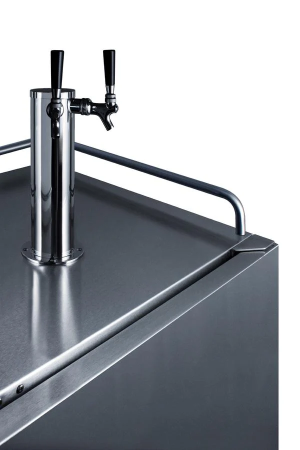 Summit SBC682WKDTWIN 24" Wide Built-in Wine Kegerator - Image 8
