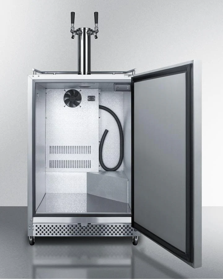 Summit SBC695OSCFTWIN 24" Wide Built-in Outdoor Cold Brew Coffee Kegerator - Image 3