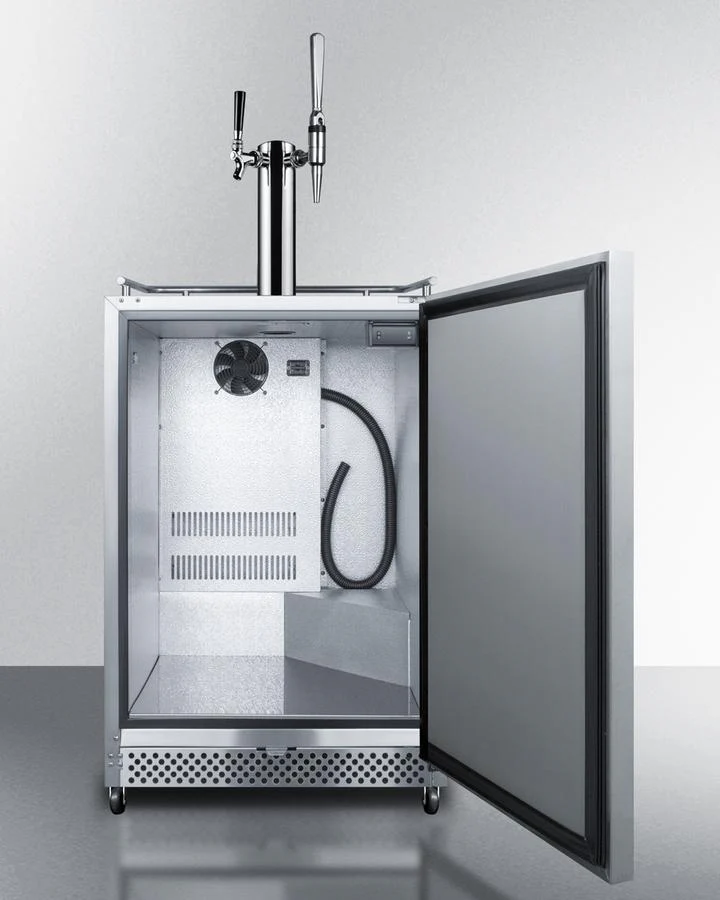 Summit SBC695OSCMTWIN 24" Wide Built-in Outdoor Cold Brew/nitro-infused Coffee Kegerator - Image 3