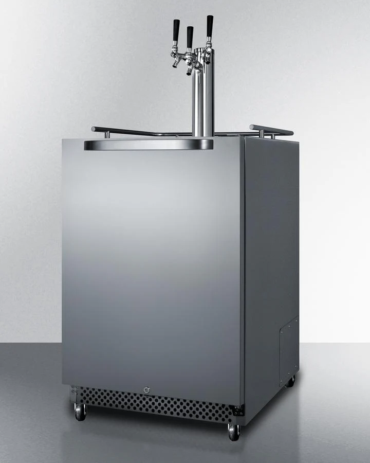 Summit SBC695OSTRIPLE 24" Wide Built-in Outdoor Kegerator - Image 2
