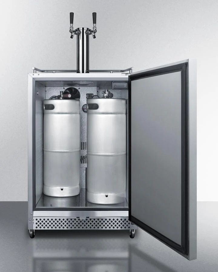 Summit SBC695OSTWIN 24" Wide Built-in Outdoor Kegerator - Image 4