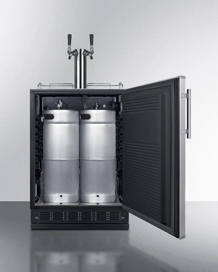 Summit SBC7BRSWK2 24" Wide Wine Kegerator - Image 2