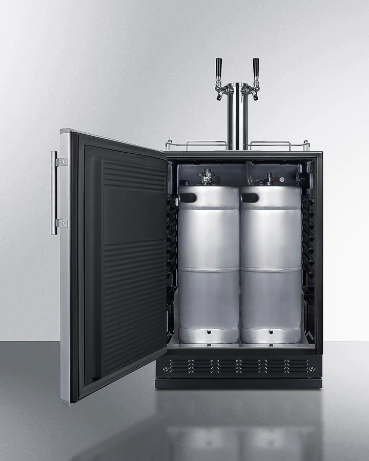 Summit SBC7BRSWK2LHD 24" Wide Wine Kegerator - Image 5