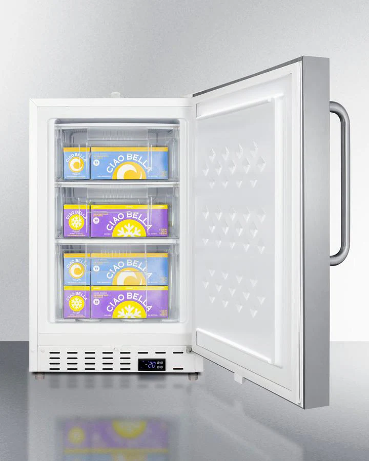 Summit SCF505SSTBADA 20" Wide Built-in Commercial All-freezer, ADA Compliant - Image 4