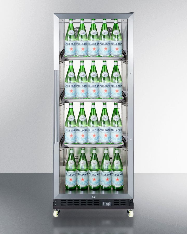 Summit SCR1156RI 24" Wide Mini Reach-in Beverage Center With Dolly - Image 5