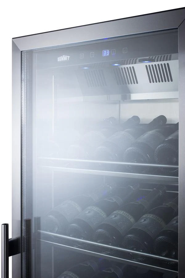 Summit SCR1401CHCSS 24" Wide Single Zone Commercial Wine Cellar - Image 4